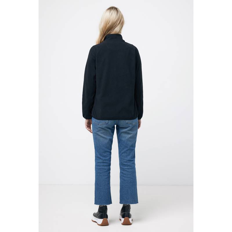 Micro fleece bunda na zips Iqoniq Talung, čierna, L Micro fleece bunda na zips Iqoniq Talung, čierna, L