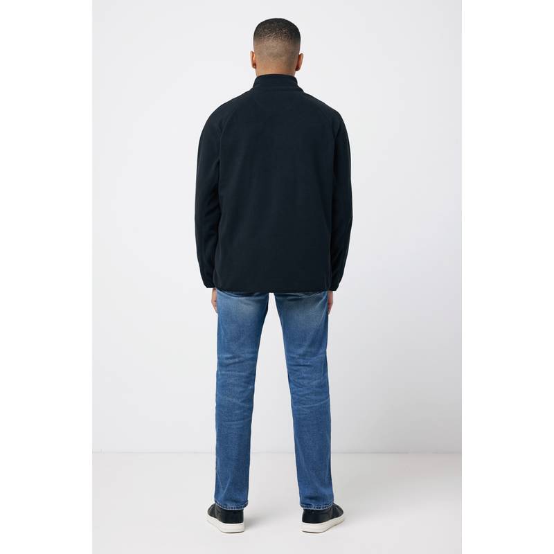 Micro fleece bunda na zips Iqoniq Talung, čierna, L Micro fleece bunda na zips Iqoniq Talung, čierna, L