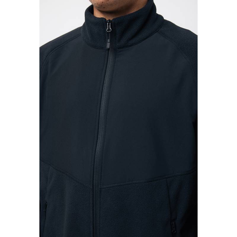 Micro fleece bunda na zips Iqoniq Talung, čierna, L Micro fleece bunda na zips Iqoniq Talung, čierna, L