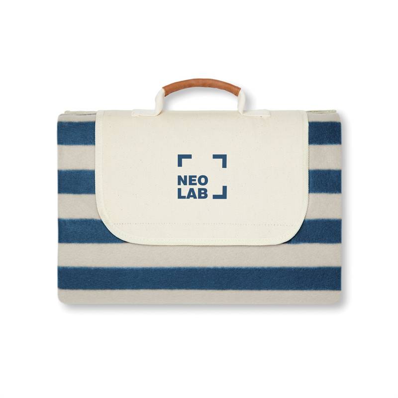 Velká pikniková deka VINGA Alba, modrá námořnická Velká pikniková deka VINGA Alba, modrá námořnická