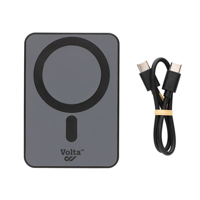 Magnetická powerbanka 5000mAh Magnetix, čierna Magnetická powerbanka 5000mAh Magnetix, čierna