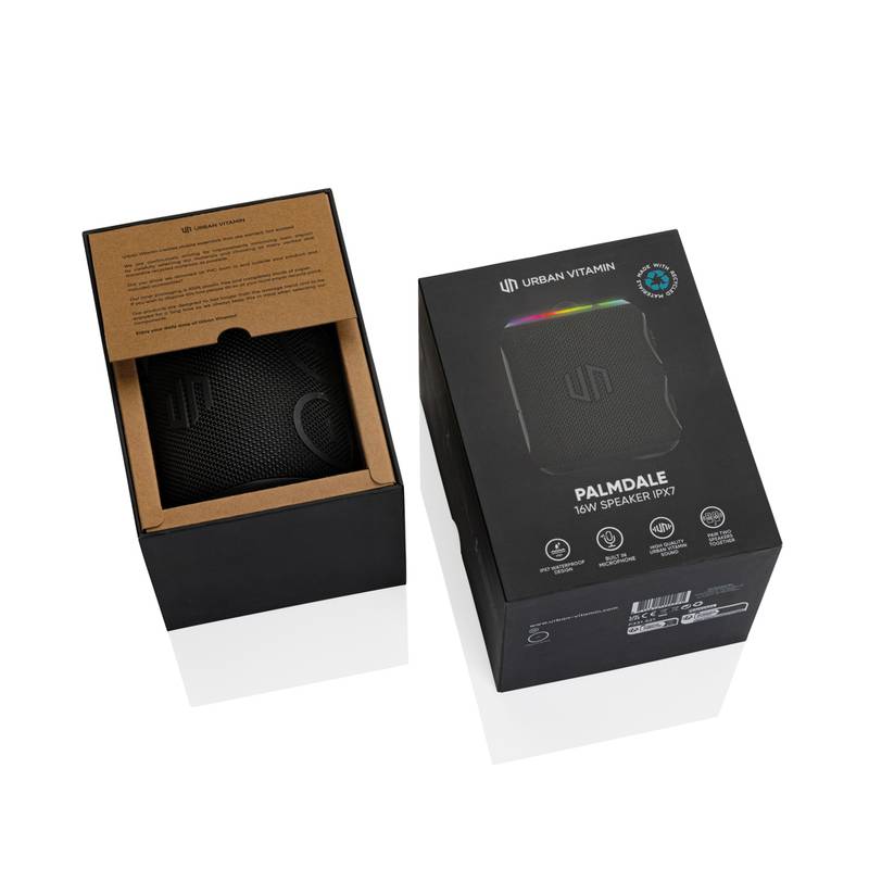 Reproduktor IPX7 16W Urban Vitamin Palmdale, čierna Reproduktor IPX7 16W Urban Vitamin Palmdale, čierna