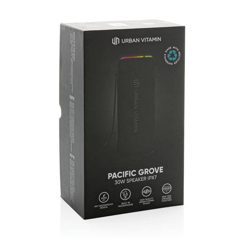 Reproduktor IPX7 30W Urban Vitamin PacificGrove, čierna Reproduktor IPX7 30W Urban Vitamin PacificGrove, čierna