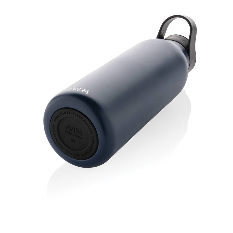 Flip-top fľaša na vodu Avira Ara 500ml, modrá námornícka Flip-top fľaša na vodu Avira Ara 500ml, modrá námornícka