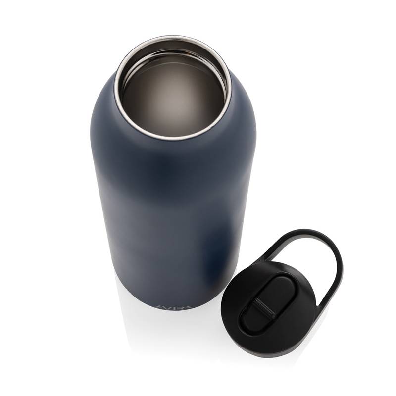 Flip-top fľaša na vodu Avira Ara 500ml, modrá námornícka Flip-top fľaša na vodu Avira Ara 500ml, modrá námornícka