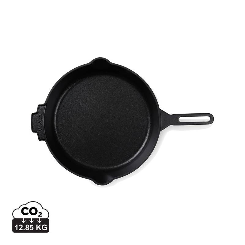 Liatinová skillet panvica VINGA Ardoise, 27cm, čierna Liatinová skillet panvica VINGA Ardoise, 27cm, čierna