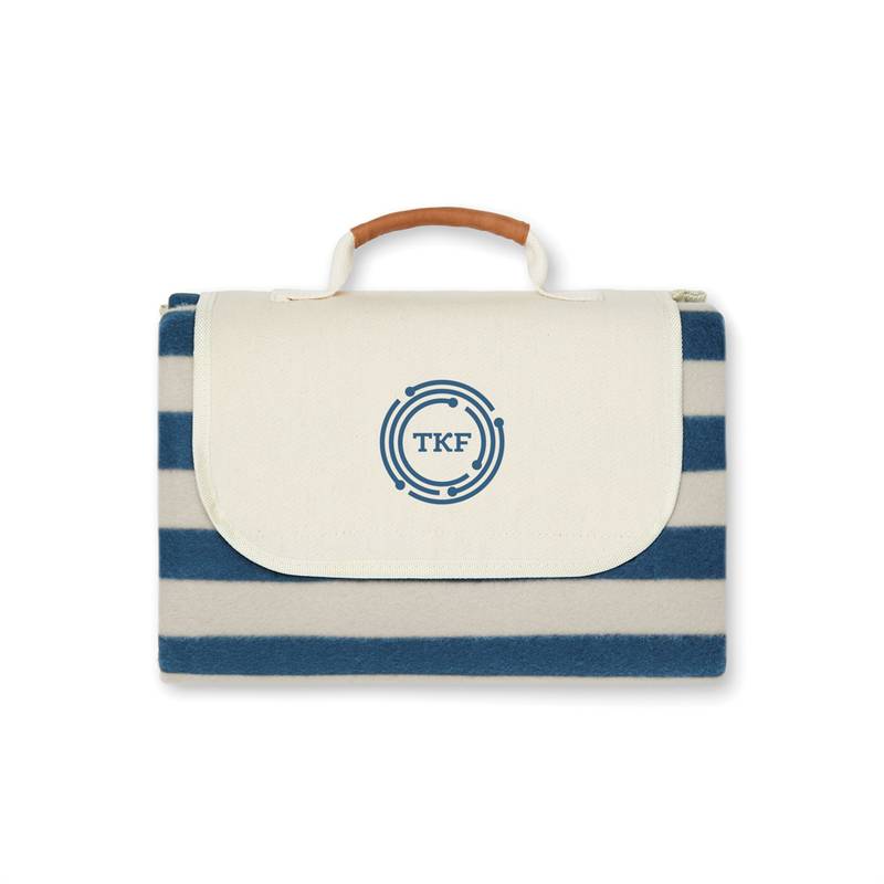 Střední pikniková deka VINGA Alba, modrá námořnická Střední pikniková deka VINGA Alba, modrá námořnická