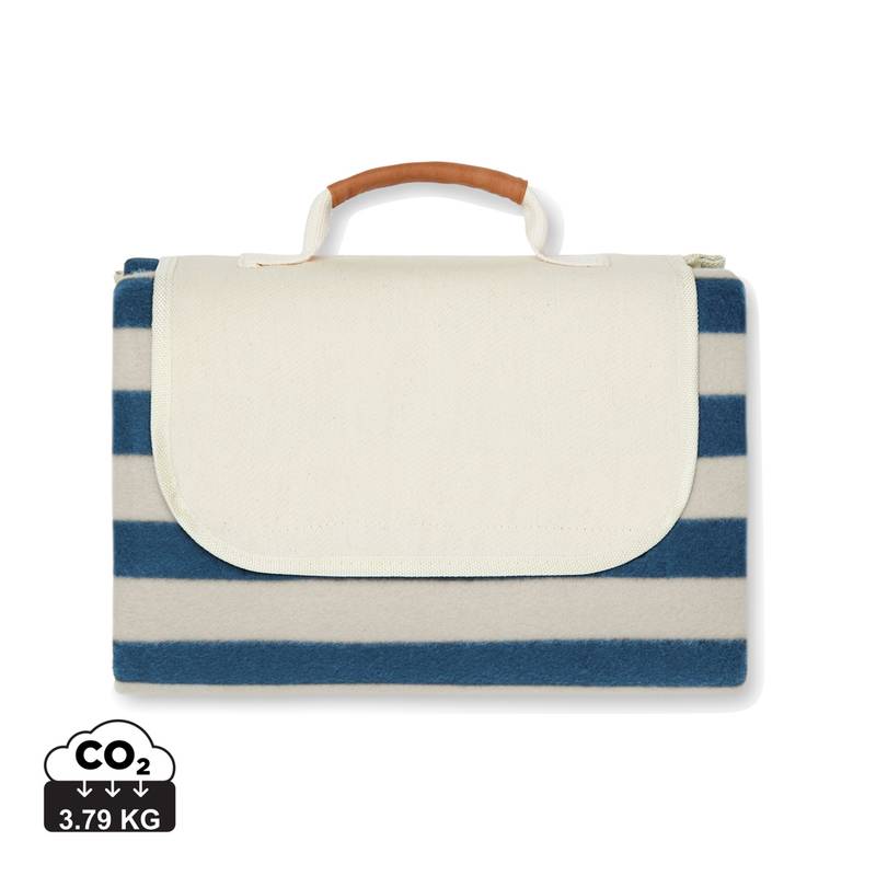 Střední pikniková deka VINGA Alba, modrá námořnická Střední pikniková deka VINGA Alba, modrá námořnická