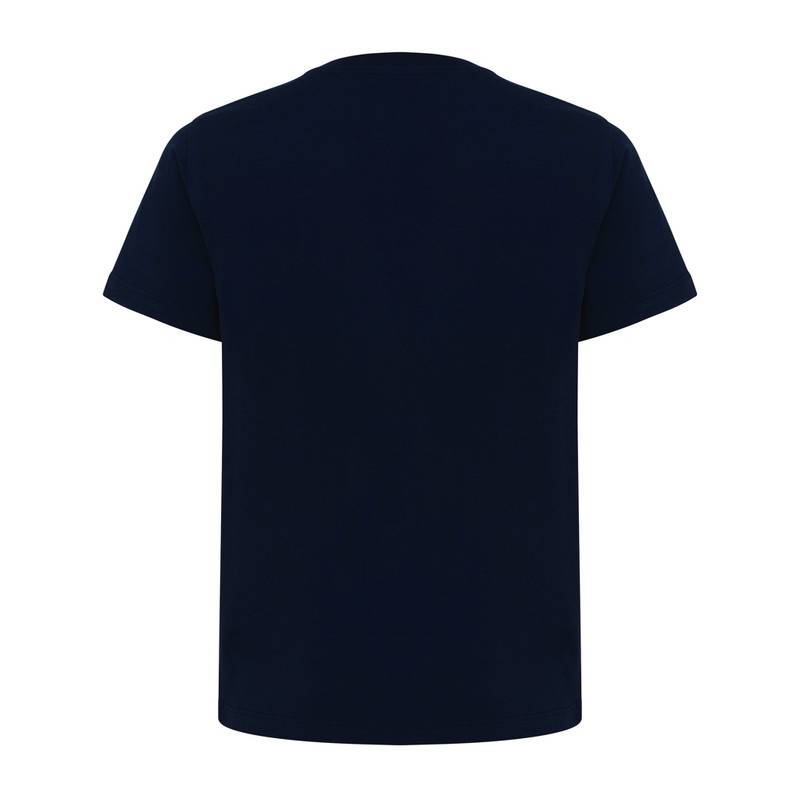 Dětské triko Iqoniq Koli, modrá námořnická, 11-12 Dětské triko Iqoniq Koli, modrá námořnická, 11-12