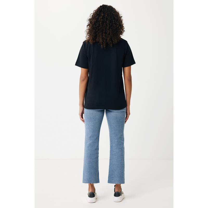 Tričko Iqoniq Kakadu relaxed fit, čierna, L Tričko Iqoniq Kakadu relaxed fit, čierna, L