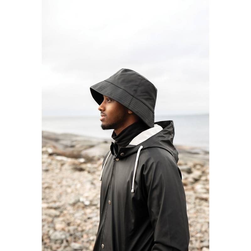 Klobúk VINGA Baltimore z RPET AWARE™, čierna Klobúk VINGA Baltimore z RPET AWARE™, čierna