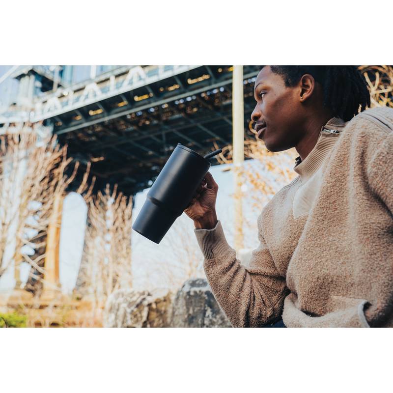 Embrace deluxe RCS hrnček 900 ml z nerezovej ocele, čierna Embrace deluxe RCS hrnček 900 ml z nerezovej ocele, čierna