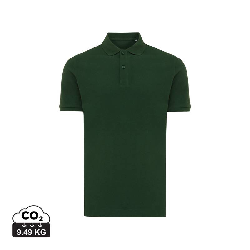 Polo triko Iqoniq Yosemite z recykl. bavlny, modrá Heather Polo triko Iqoniq Yosemite z recykl. bavlny, modrá Heather