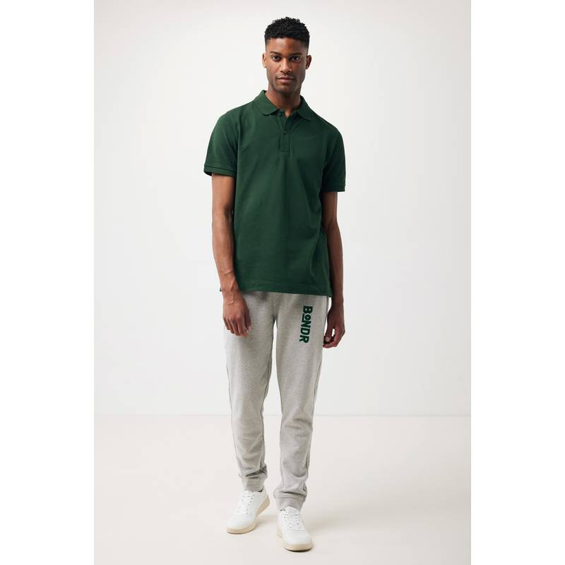 Polo triko Iqoniq Yosemite z recykl. bavlny, modrá Heather Polo triko Iqoniq Yosemite z recykl. bavlny, modrá Heather