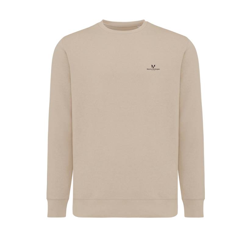 Lehká mikina Iqoniq Etosha z bavlny, hnědá desert, L Lehká mikina Iqoniq Etosha z bavlny, hnědá desert, L