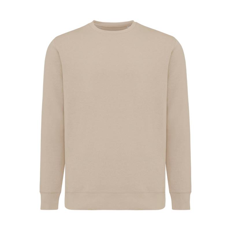 Lehká mikina Iqoniq Etosha z bavlny, hnědá desert, L Lehká mikina Iqoniq Etosha z bavlny, hnědá desert, L