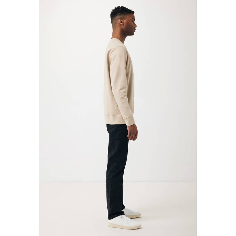 Lehká mikina Iqoniq Etosha z bavlny, hnědá desert, L Lehká mikina Iqoniq Etosha z bavlny, hnědá desert, L