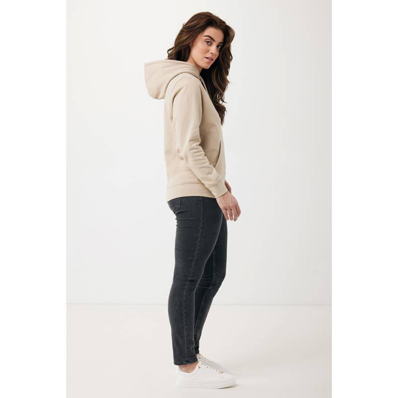 Lehká mikina s kapucí Iqoniq Rila z recykl. bavlny, bílá Recycled Lehká mikina s kapucí Iqoniq Rila z recykl. bavlny, bílá Recycled