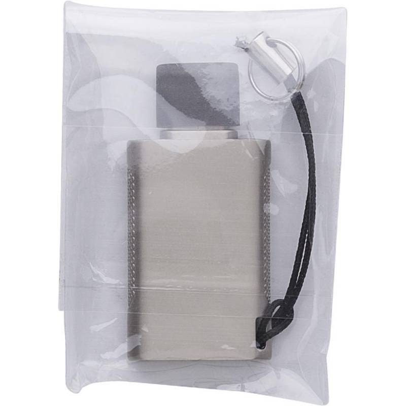 USB kľúč Marigold zo zliatiny zinku, sivá strieborná USB kľúč Marigold zo zliatiny zinku, sivá strieborná