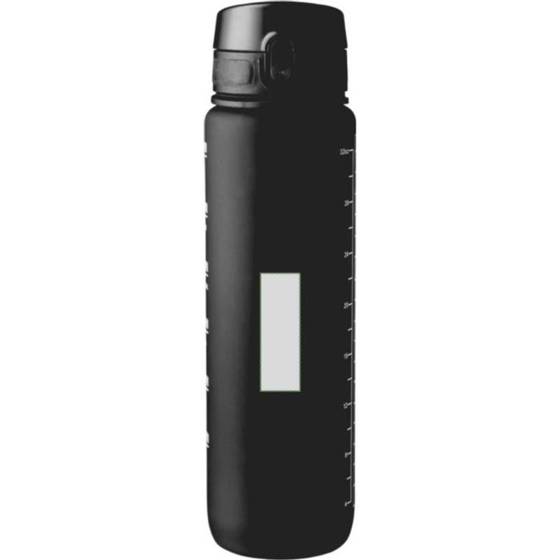 RPET láhev na pití (1000 ml) Brinley, černá RPET láhev na pití (1000 ml) Brinley, černá