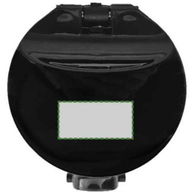 RPET láhev na pití (1000 ml) Brinley, černá RPET láhev na pití (1000 ml) Brinley, černá