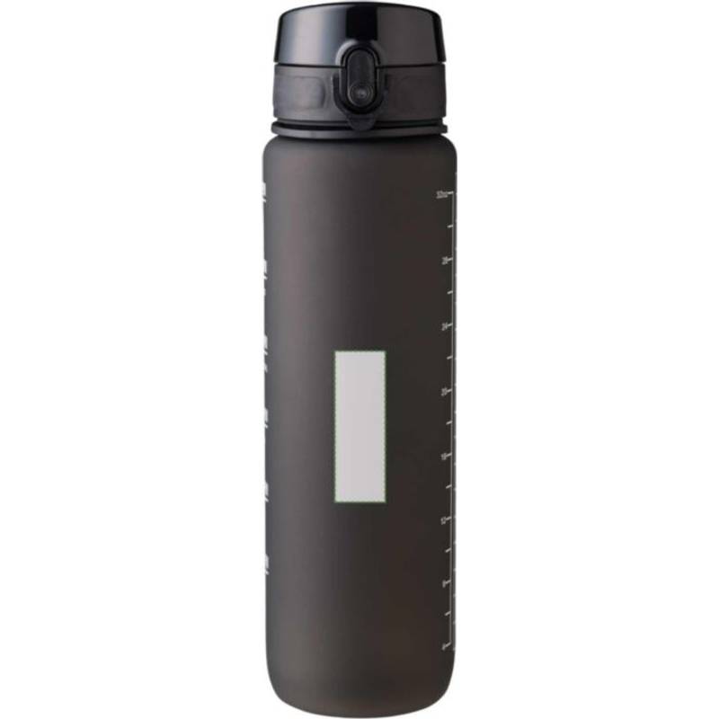 RPET láhev na pití (1000 ml) Brinley, černá RPET láhev na pití (1000 ml) Brinley, černá