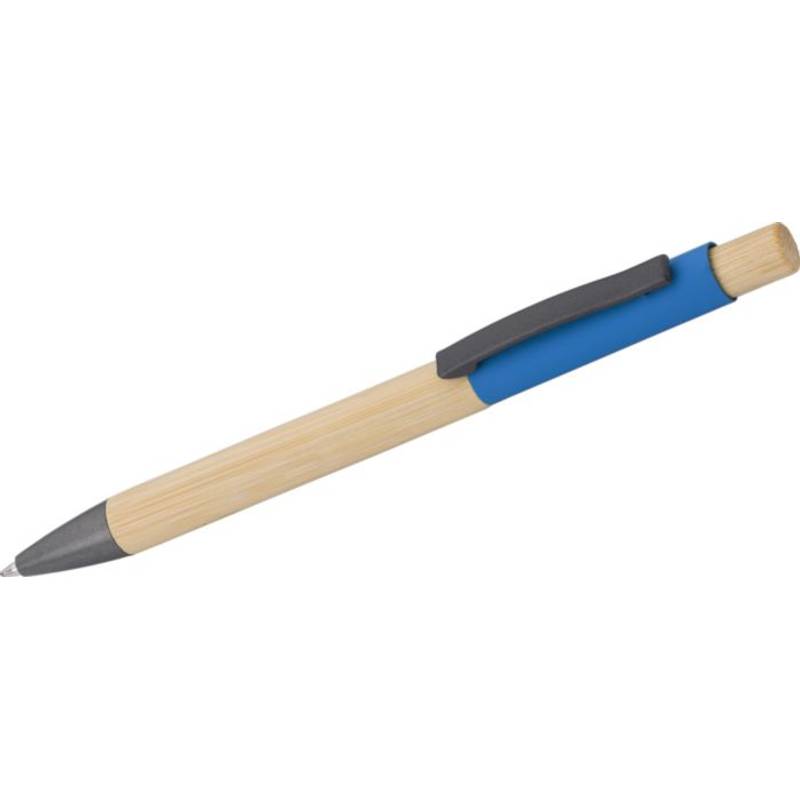 Bambusové guľôčkové pero Cesar, červená Bambusové guľôčkové pero Cesar, červená