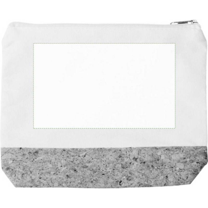 Bavlněná (220 gr/m2) kosmetická taštička Teagan, hnědá khaki Bavlněná (220 gr/m2) kosmetická taštička Teagan, hnědá khaki