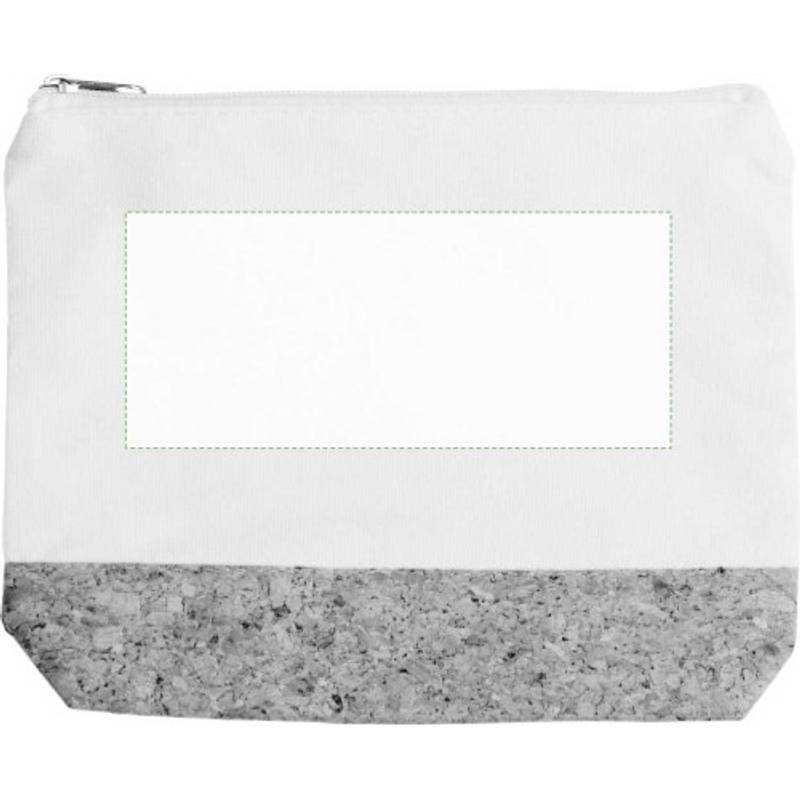 Bavlněná (220 gr/m2) kosmetická taštička Teagan, hnědá khaki Bavlněná (220 gr/m2) kosmetická taštička Teagan, hnědá khaki