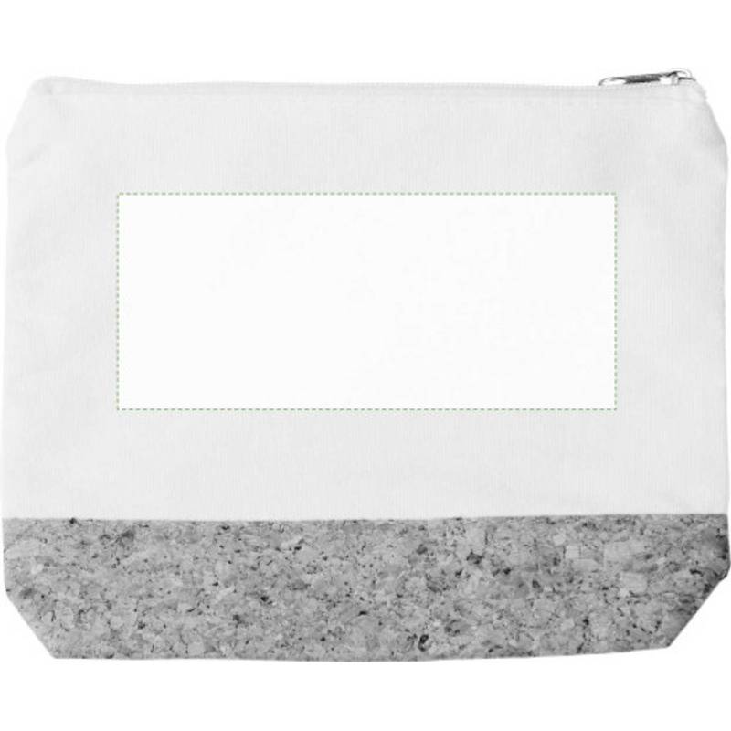 Bavlněná (220 gr/m2) kosmetická taštička Teagan, hnědá khaki Bavlněná (220 gr/m2) kosmetická taštička Teagan, hnědá khaki