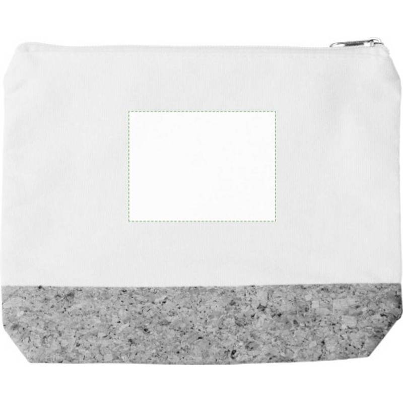 Bavlněná (220 gr/m2) kosmetická taštička Teagan, hnědá khaki Bavlněná (220 gr/m2) kosmetická taštička Teagan, hnědá khaki