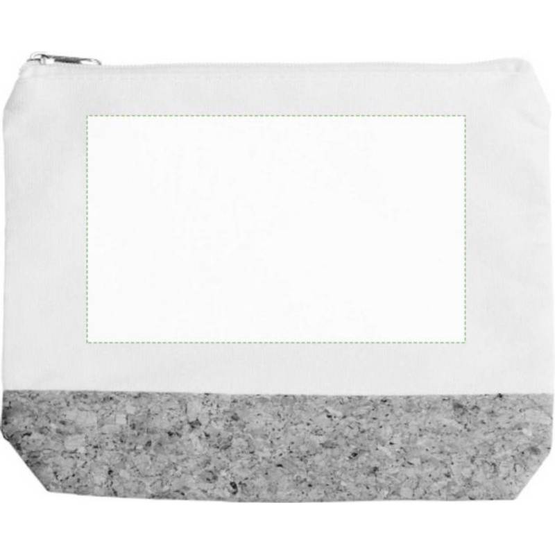 Bavlněná (220 gr/m2) kosmetická taštička Teagan, hnědá khaki Bavlněná (220 gr/m2) kosmetická taštička Teagan, hnědá khaki