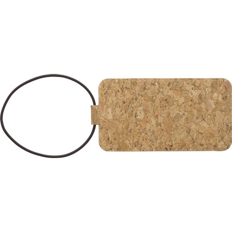 Korková visačka na zavazadla Makai, hnědá Korková visačka na zavazadla Makai, hnědá