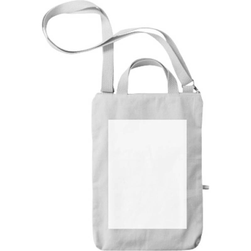 Bavlněná (340 g/m2) brašna na notebook Iker, hnědá khaki Bavlněná (340 g/m2) brašna na notebook Iker, hnědá khaki