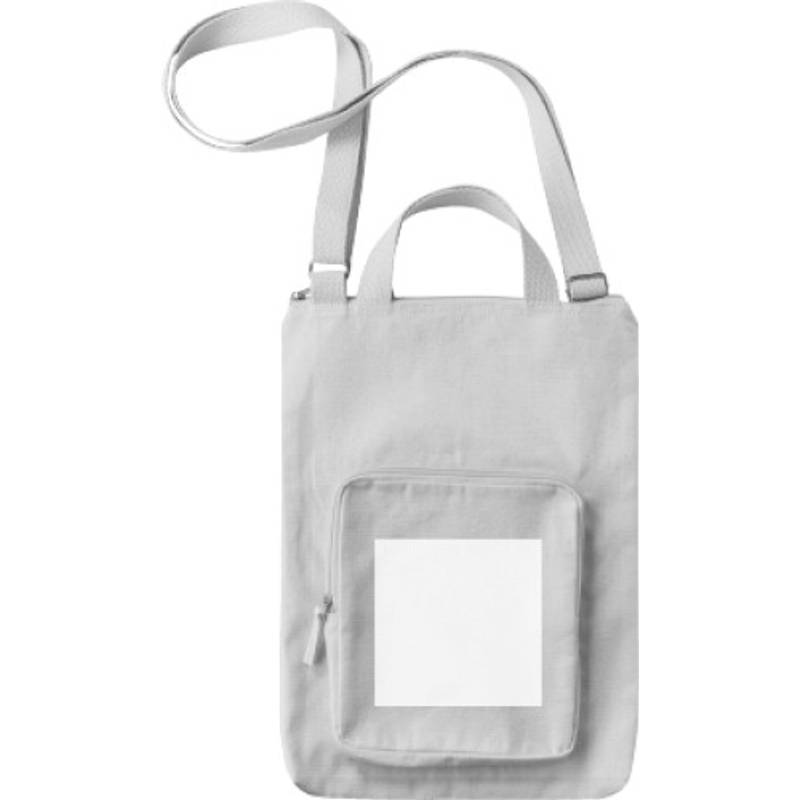 Bavlněná (340 g/m2) brašna na notebook Iker, hnědá khaki Bavlněná (340 g/m2) brašna na notebook Iker, hnědá khaki