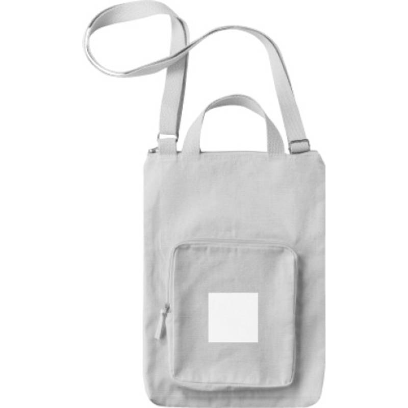 Bavlněná (340 g/m2) brašna na notebook Iker, hnědá khaki Bavlněná (340 g/m2) brašna na notebook Iker, hnědá khaki