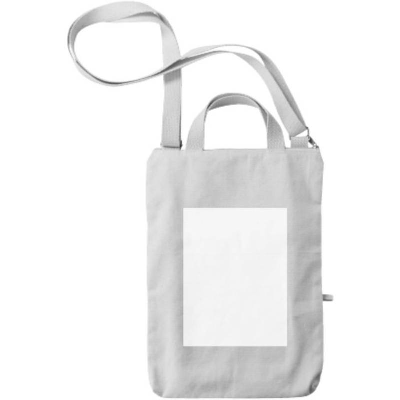 Bavlněná (340 g/m2) brašna na notebook Iker, hnědá khaki Bavlněná (340 g/m2) brašna na notebook Iker, hnědá khaki