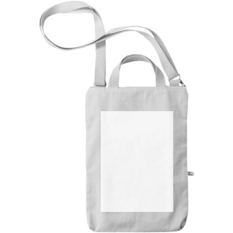 Bavlněná (340 g/m2) brašna na notebook Iker, hnědá khaki Bavlněná (340 g/m2) brašna na notebook Iker, hnědá khaki