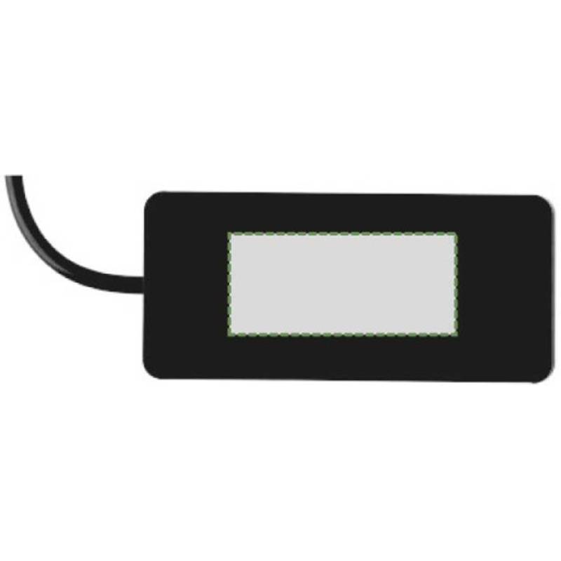 Hliníkový USB Hub Layton, černá Hliníkový USB Hub Layton, černá