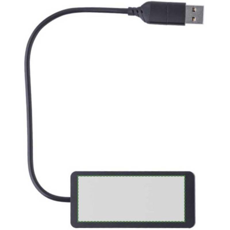 Hliníkový USB Hub Layton, černá Hliníkový USB Hub Layton, černá