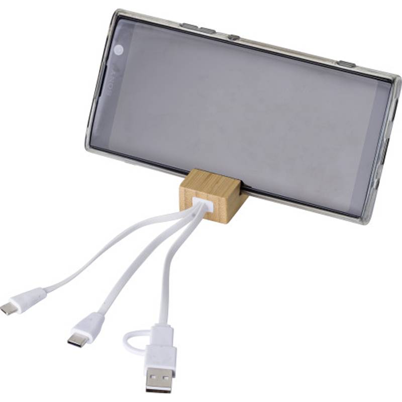 Bambusová klíčenka Sutton, hnědá Bambusová klíčenka Sutton, hnědá