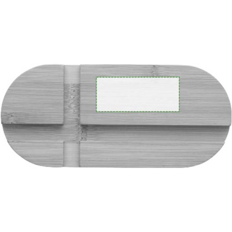 Bambusový držák na telefon a tablet Eamon, hnědá Bambusový držák na telefon a tablet Eamon, hnědá