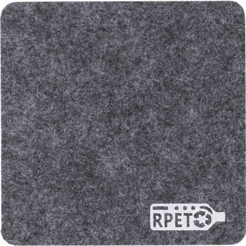 RPET sada podložek z plsti Lawrence, šedá RPET sada podložek z plsti Lawrence, šedá