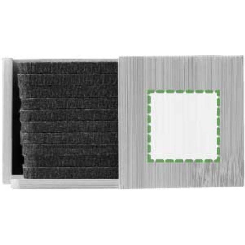 RPET sada podložek z plsti Lawrence, šedá RPET sada podložek z plsti Lawrence, šedá