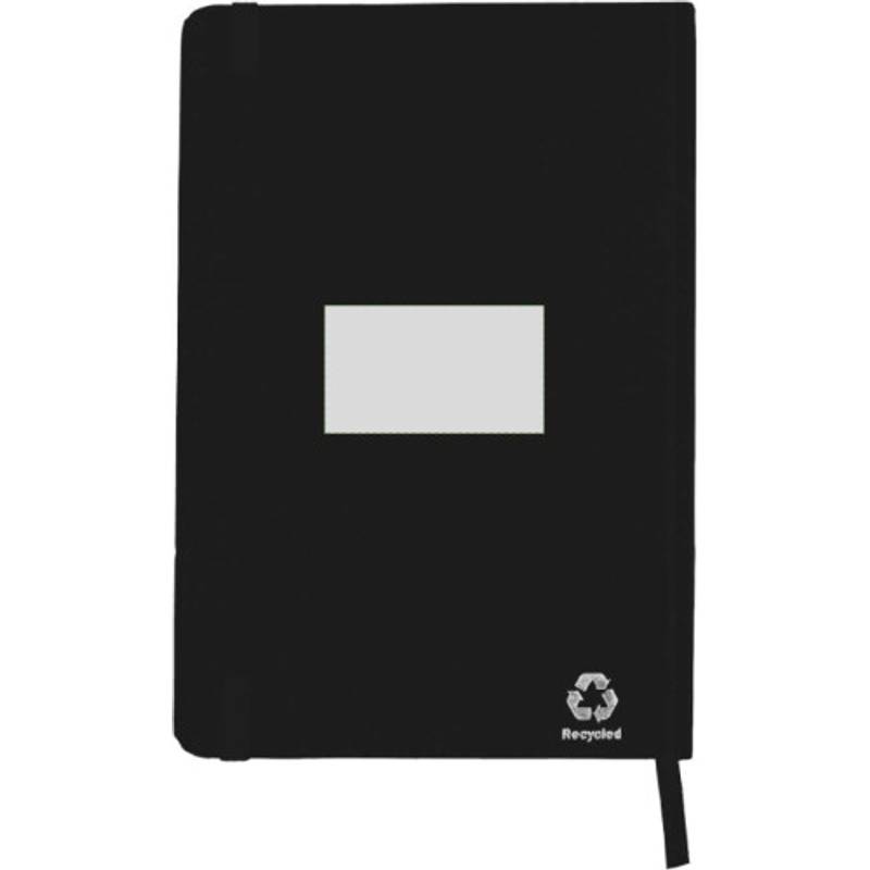 Zápisník z recyklovaného kartonu (A5) Evangeline, černá Zápisník z recyklovaného kartonu (A5) Evangeline, černá