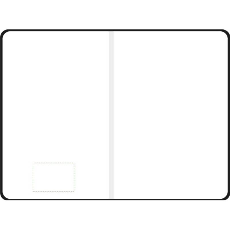 Zápisník z recyklovaného kartonu (A5) Evangeline, černá Zápisník z recyklovaného kartonu (A5) Evangeline, černá