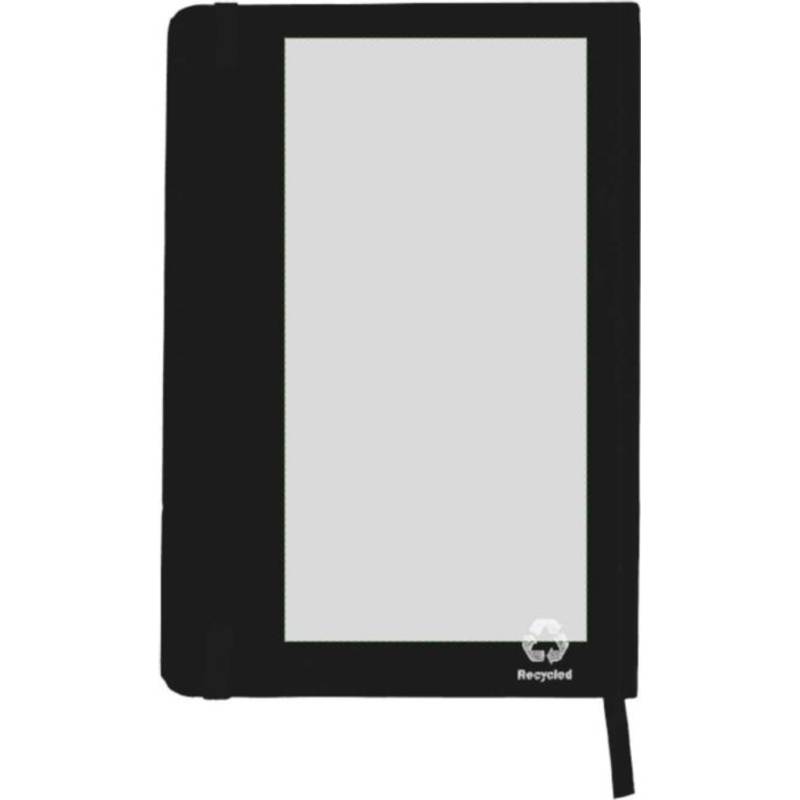 Zápisník z recyklovaného kartonu (A5) Evangeline, černá Zápisník z recyklovaného kartonu (A5) Evangeline, černá