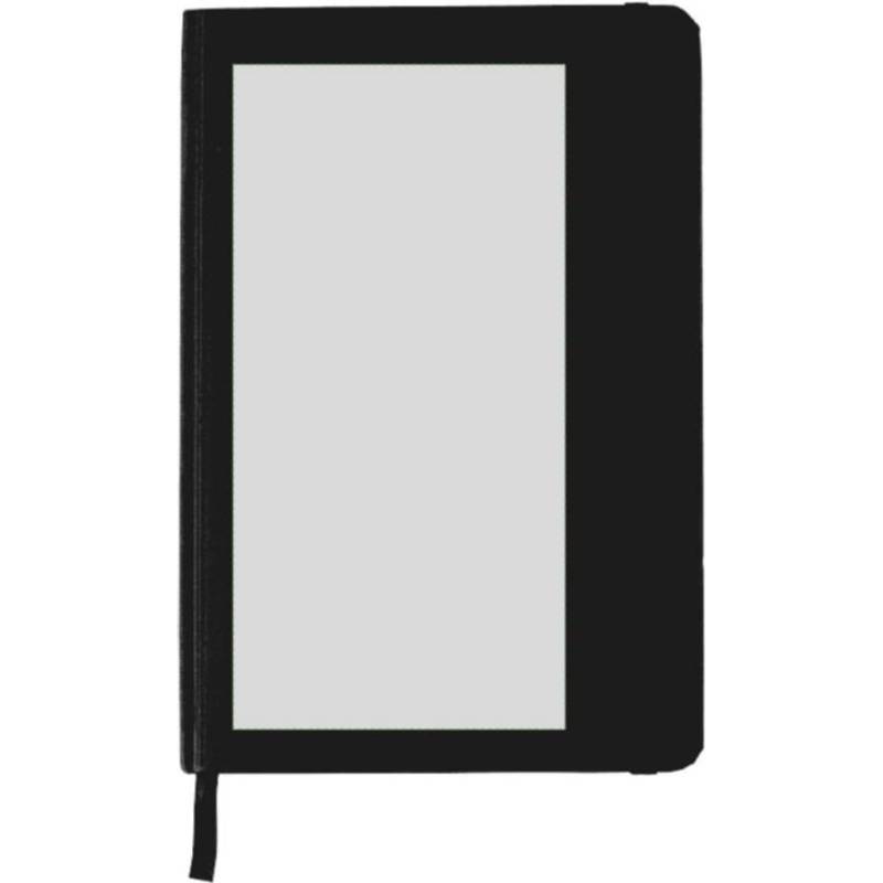 Zápisník z recyklovaného kartonu (A5) Evangeline, černá Zápisník z recyklovaného kartonu (A5) Evangeline, černá