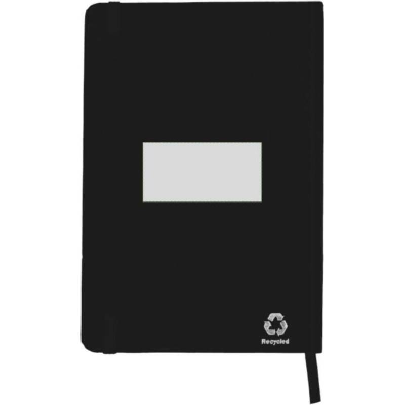 Zápisník z recyklovaného kartonu (A5) Evangeline, černá Zápisník z recyklovaného kartonu (A5) Evangeline, černá