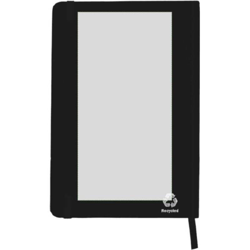 Zápisník z recyklovaného kartonu (A5) Evangeline, černá Zápisník z recyklovaného kartonu (A5) Evangeline, černá